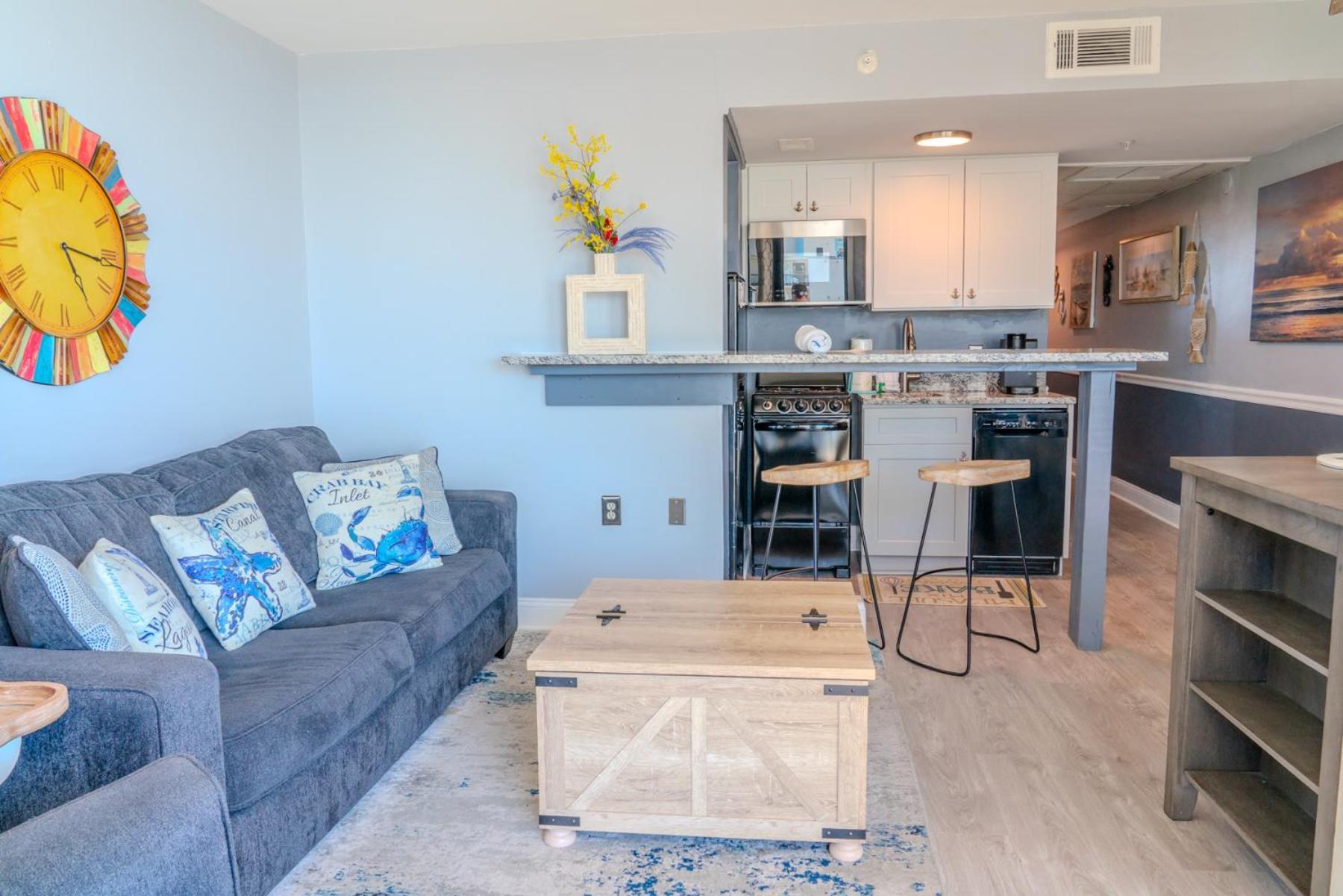 Ocean View Double Suite! Sleeps 4 Meridian Plaza 705 默特尔比奇 外观 照片
